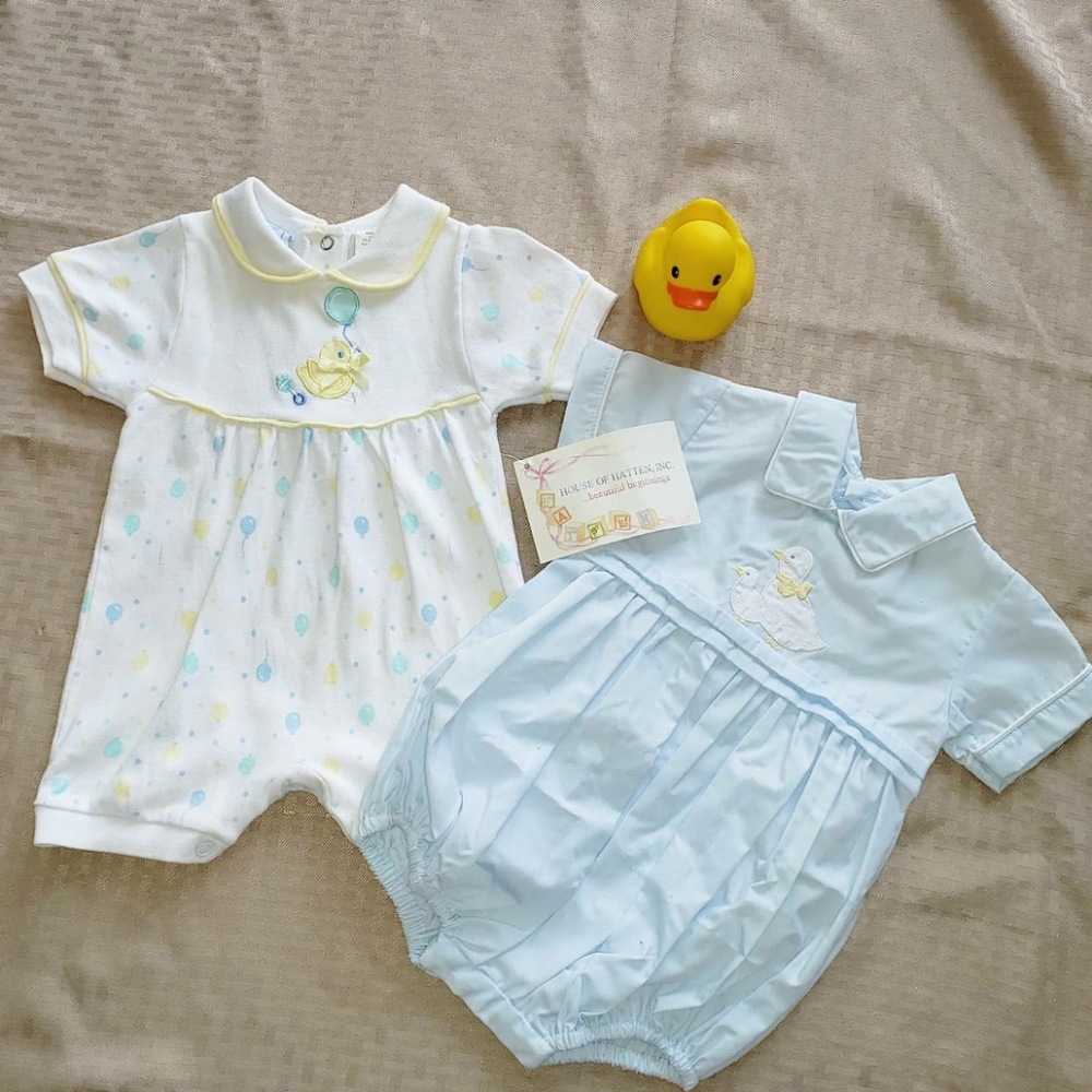 Vintage Duck Bubble Romper lot